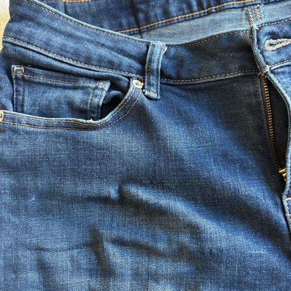 Lucky Brand The Bermuda Dark Blue Jean Shorts - 90s Y2K - Picture 16 of 17